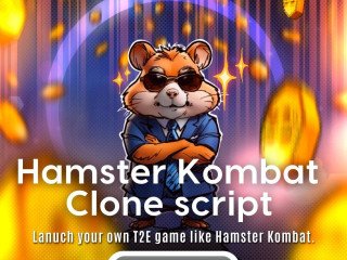 Build Your Own Tap-to-Earn Game Like Hamster Kombat with Our Clone Script!