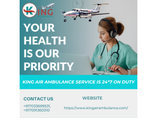 Air Ambulance Service in Gorakhpur by King- Emergency Medical Services