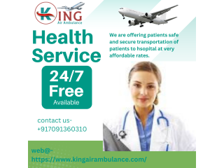 Air Ambulance Service in Dimapur by King- Get Properly Well-Equipped Planes