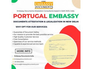 PORTUGAL  EMBASSY - Documents Attestation & Legalization in New Delhi
