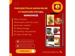 Purchase  Pooja Saman Online at Sharvadri- Call 9506503082