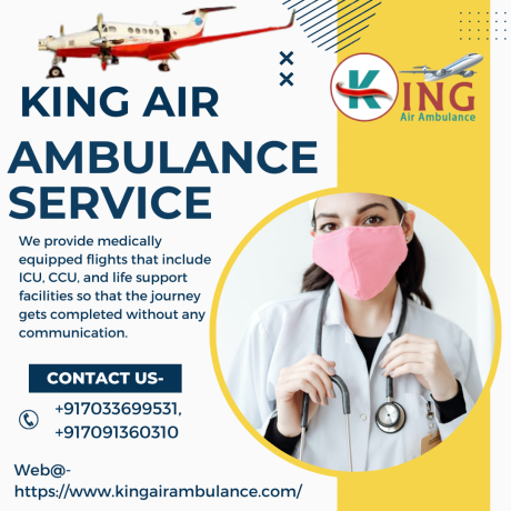 air-ambulance-service-in-bhopal-by-king-better-quality-medical-gadgets-big-0