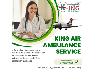 Air Ambulance Service in Dibrugarh by King- Well Maintained