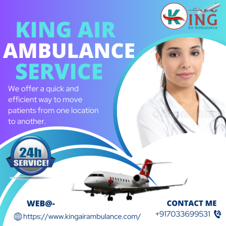 air-ambulance-service-in-gorakhpur-by-king-expert-medical-team-big-0