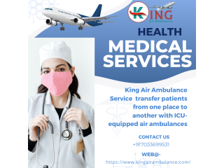 Air Ambulance Service in Guwahati by King- Book Affordable Medical Transportation