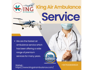 Air Ambulance Service in Agra by King- Well Furnished with a Modern Medical Setup