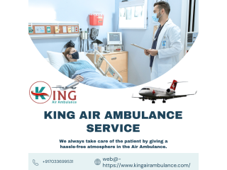 Air Ambulance Service in Sri Nagar by King- Safe and Sound Transfer