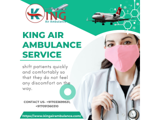 Air Ambulance Service in Siliguri by King- All Medical Facilities