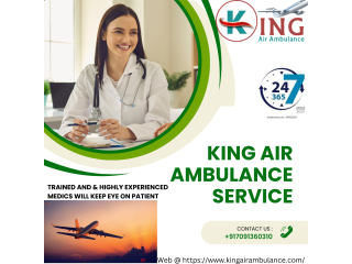 Advance Medical Facility Air Ambulance Service in Gwalior by King