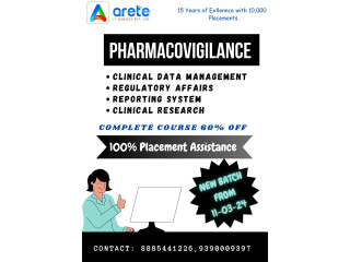 Pharmacovigilance new batch starts from 11-03-24