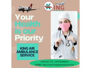 Air Ambulance Service in Bangalore by King- Bed to Bed Medical Facilities