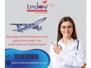 Tridev Air Ambulance in Silchar - Emergency Flight Is 24 Hours Ready