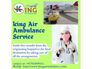 Air Ambulance Service in Bhopal by King- Take Superb Air Ambulance