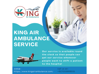 Air Ambulance Service in Varanasi by King- Unique Medical Care