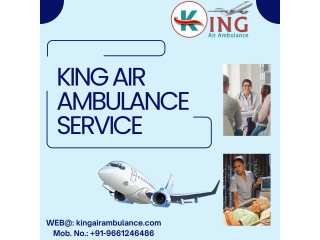 King Air Ambulance Service in Vellore with advance medical equipment
