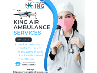 Critical Care Air Ambulance Service in Brahmpur by King