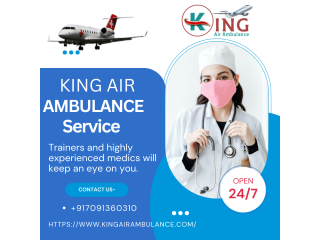 Air Ambulance Service in Gorakhpur by King- Stress-Free Medium of Medical
