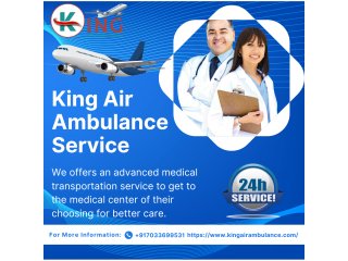 Air Ambulance Service in Siliguri by King- Well-Organized Medical Transportation