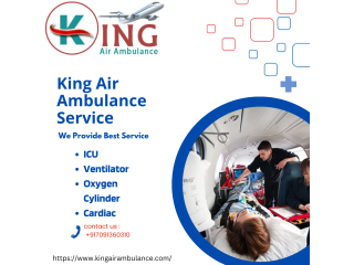 World Class Medical Equipment Air Ambulance Service in Nagpur by King