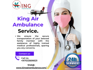 Air Ambulance Service in Bhopal by King- Well-Trained Paramedical Staff