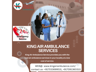 Air Ambulance Service in Raipur by King- Quickest Medium of Medical Transport
