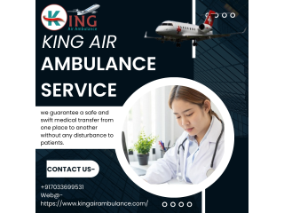 Air Ambulance Service in Patna by King- Up-to-Date Medical Equipment
