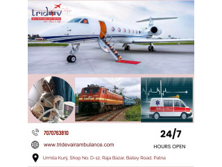 Tridev Air Ambulance from Ranchi Solution for a Severe Condition
