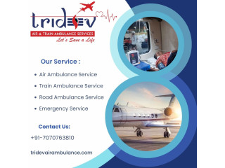 Tridev Air Ambulance from Guwahati Fixed Your Problem to Take Off In an Emergency