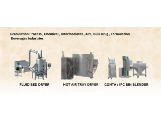 Top Manufacturers and Exporters of Fluid Bed Dryer in India