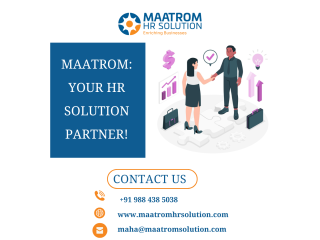 Maatrom Your HR Partner In Velachery