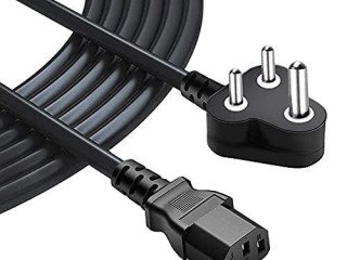 FEDUS Computer Power Cable Cord For Desktops PC And Printers/Monitor SMPS Power Cable IEC Mains Power Cable Black