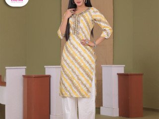 Stunning Yellow Embroidery Sharara Set – Perfect Party Wear at Chetan Bangles and Designs!