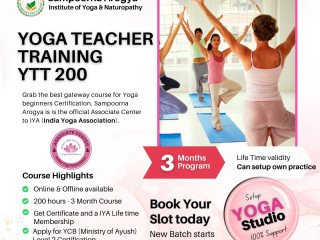 Yoga Teacher Training 200 Hours - YTT200