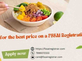 Apply for the best price on a FSSAI Registration