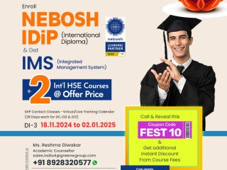 Diwali Special: Spark Your Career with NEBOSH IDIP in Ahmedabad!"