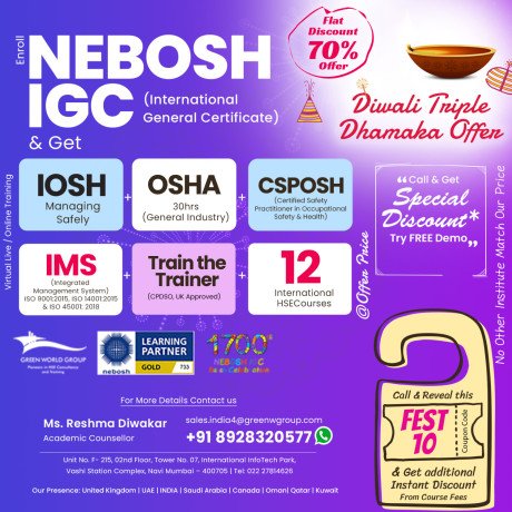 nebosh-igc-diwali-triple-dhamaka-offer-in-ahmedabad-big-0