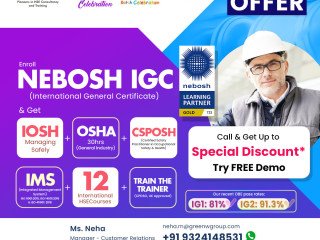 Nebosh IGC Course Special Offers in Mumbai