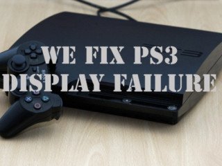 We fix PS3 display failure