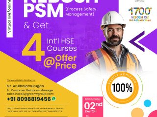 Exclusive NEBOSH PSM Offers in Chennai