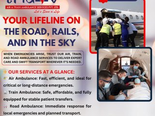 Move-In Advanced Way - Tridev Air Ambulance Services in Ranchi Is Prepared