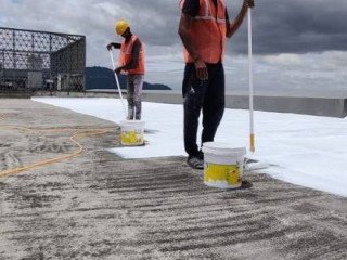 Solar reflective roof coating
