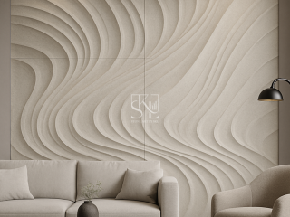 Wave Design 4 – Decorative Wave-Textured Panels for Stylish Walls