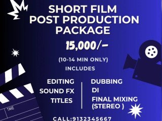 Short Film Post Production Package