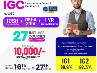 NEBOSH IGC Course in Delhi | Green World Group