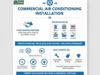 Reliable Commercial Air Conditioner Maintenance by HVAC Engineer