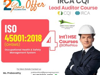 Boost Your Career with ISO 45001:2018 Lead Auditor Course in Salem