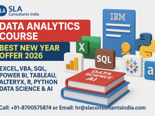 Data Analyst Certification Course in Delhi for Job Placement with Free Alteryx, R and Gen AI with Google Certification Support by SLA