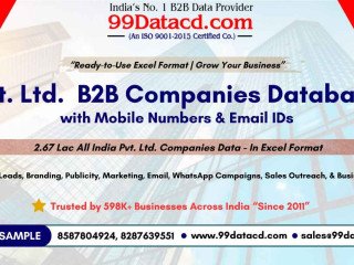 Complete List of Pvt Ltd Companies in India with Free Sample