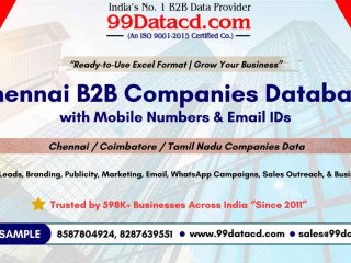 Get Complete List of Companies in Chennai- B2B Database