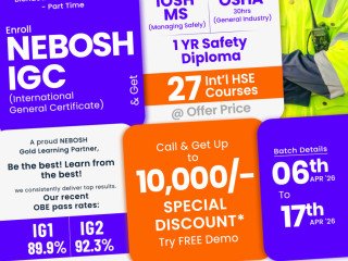 Tamil New Year Special Offer – NEBOSH IGC Course in Perambalur